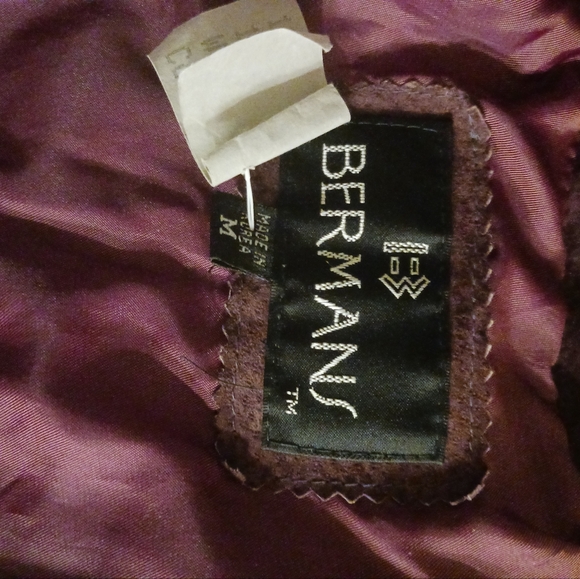 Bermans leather/suede skirt/jacket set - Picture 6 of 12